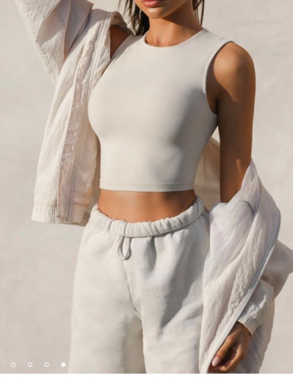 Joah Brown second skin sleeveless crop tank